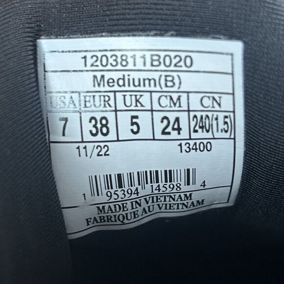 Brooks Adrenaline GTS 23 Triple Black Athletic Running Shoes Womens 7 Low Top - Picture 9 of 10